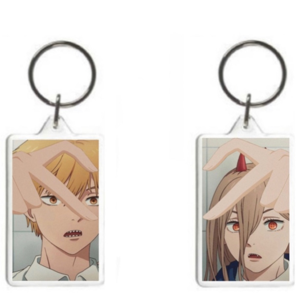 Anime matching keychain
